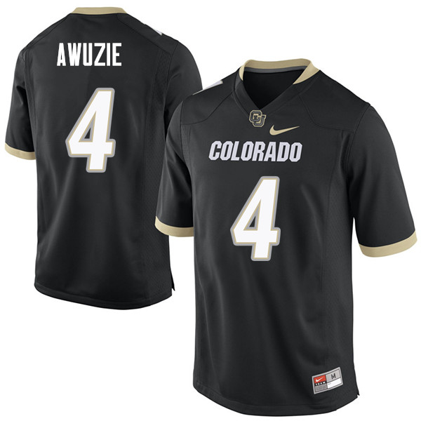 Men #4 Chidobe Awuzie Colorado Buffaloes College Football Jerseys Sale-Black